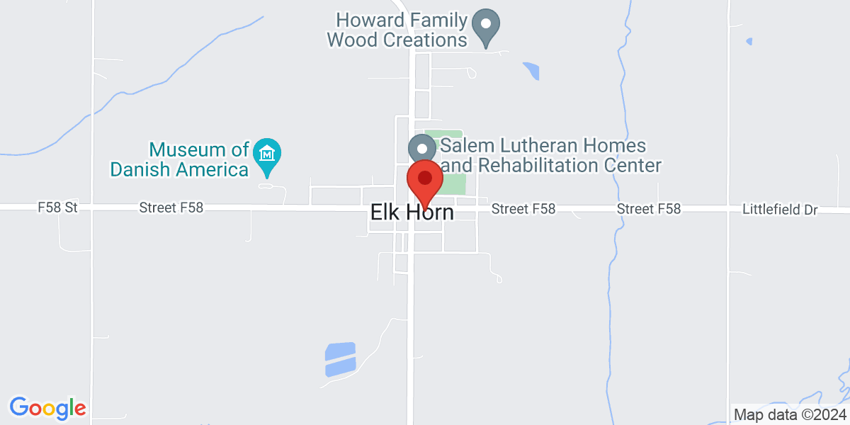 Map of Elk Horn Public Library